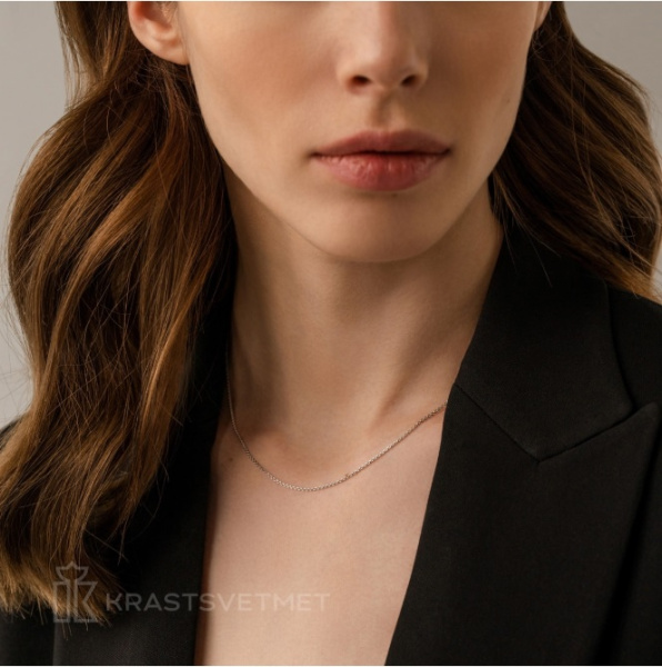 Цепь из серебра 925, плетение «Якорь»